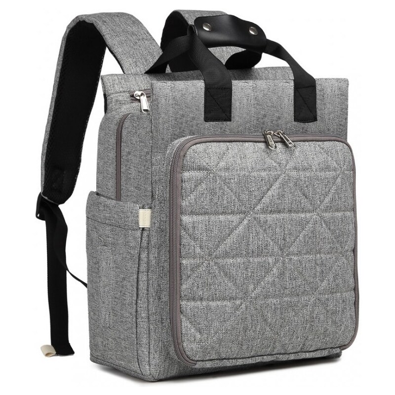 KONO Kompaktný batoh na kočík EM2105 šedý 58463091