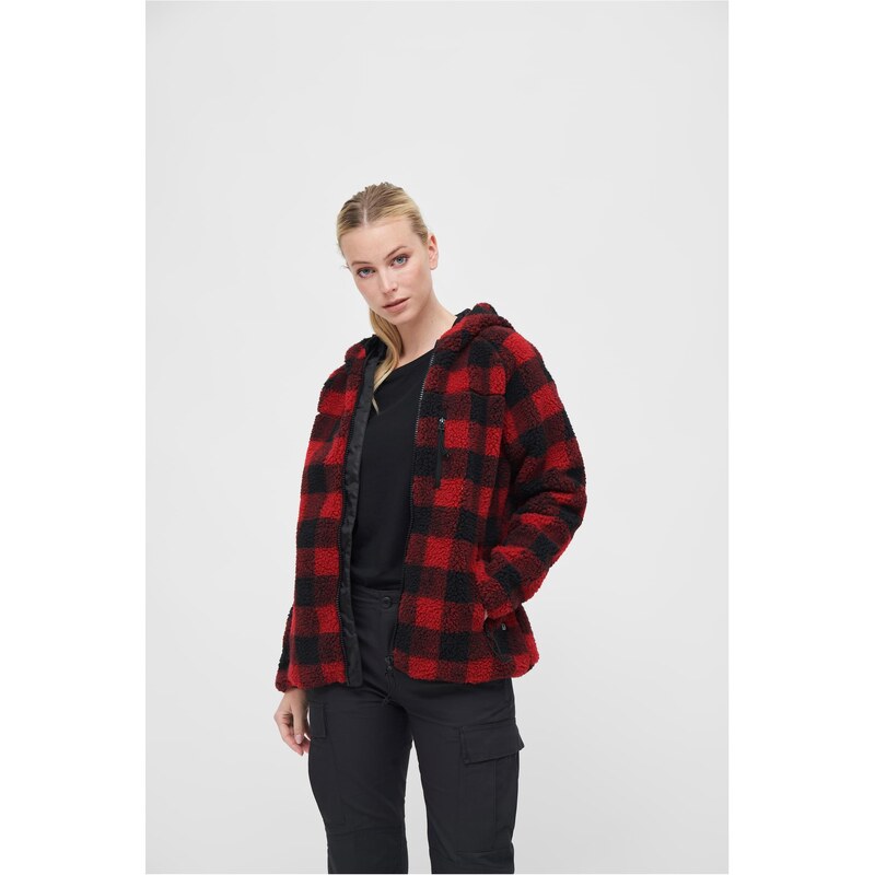 Brandit Womens Teddy sweatshirt - red/black 50646952