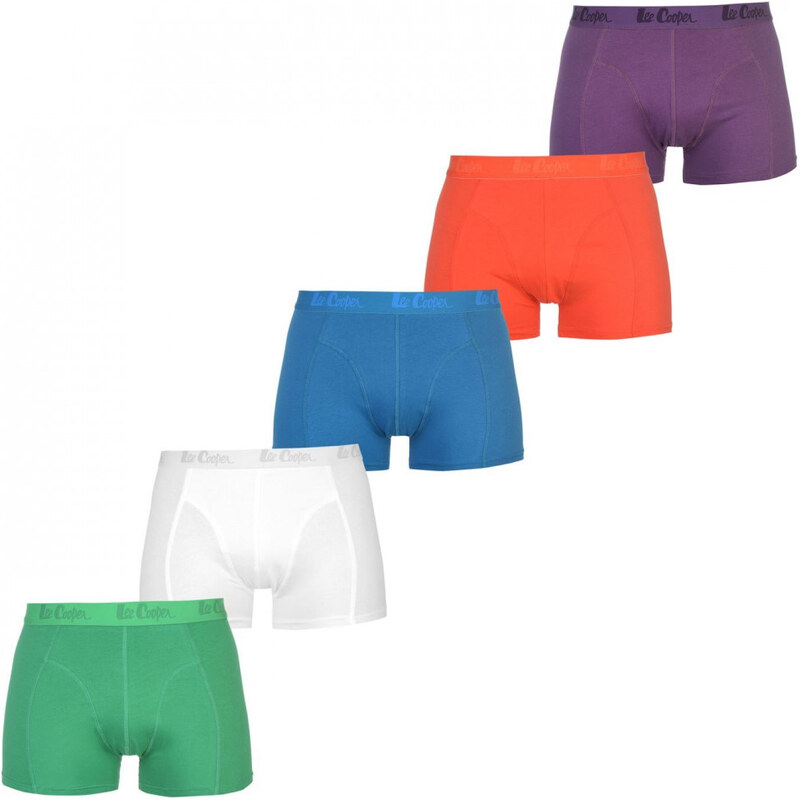 Lee Cooper Prémiové Pánske Boxerky Balenie 5ks Mix Farieb Mix Farieb 30532639