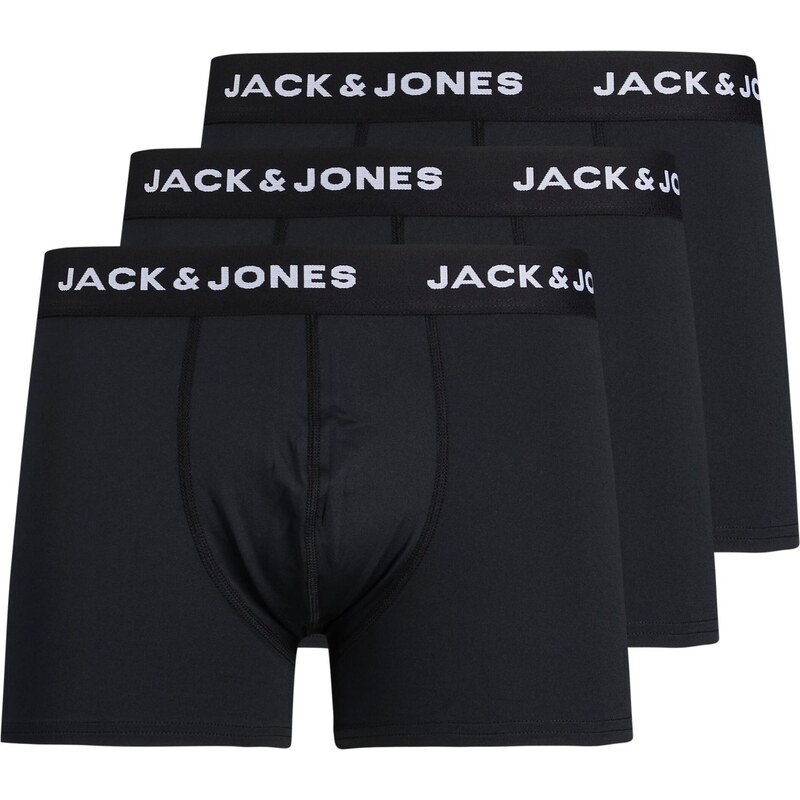 JACK & JONES Boxerky čierna / biela 30630883