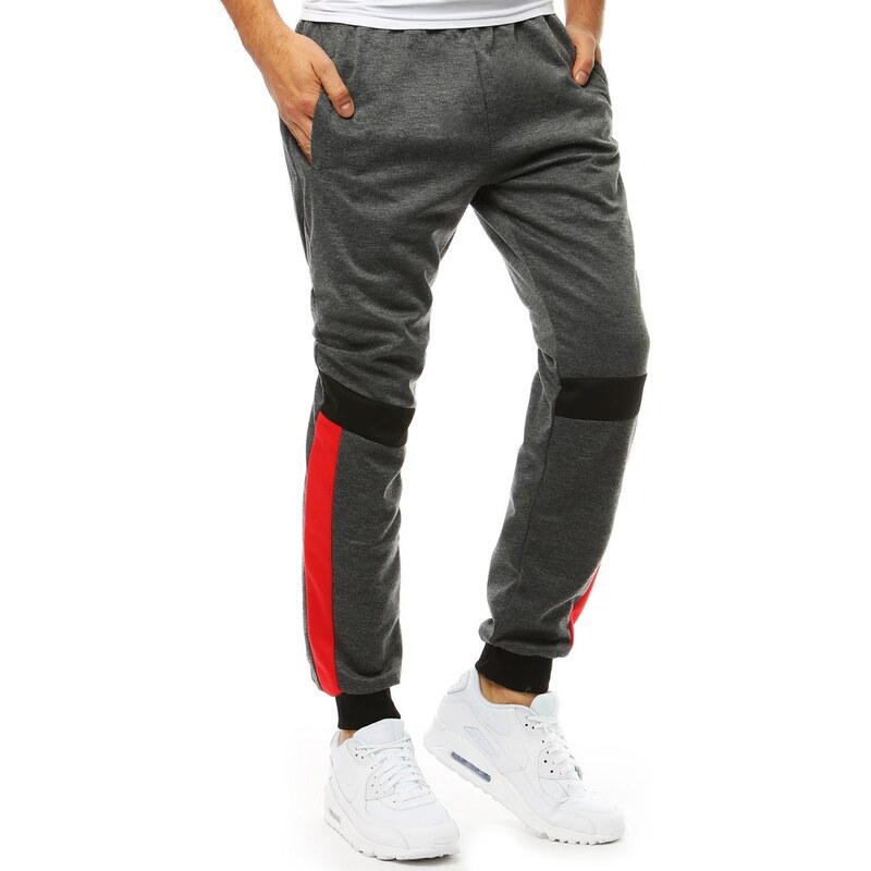 Buďchlap Trendové antracitové tepláky 30582417