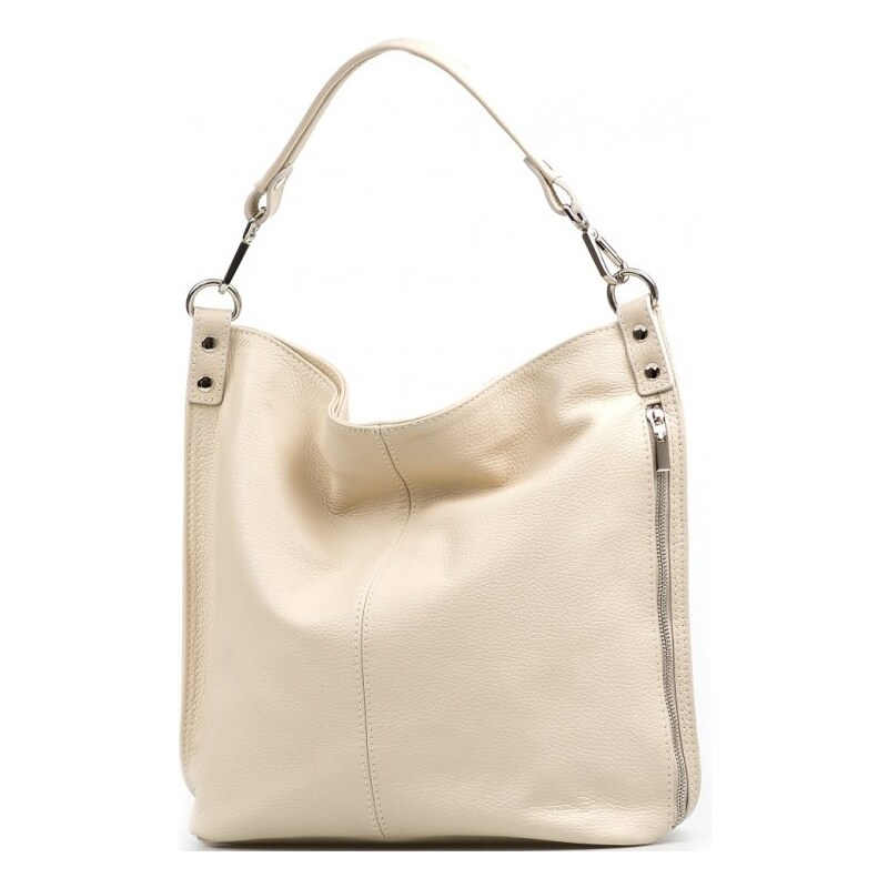 Blaire Kožená kabelka Elsa béžová 64987664