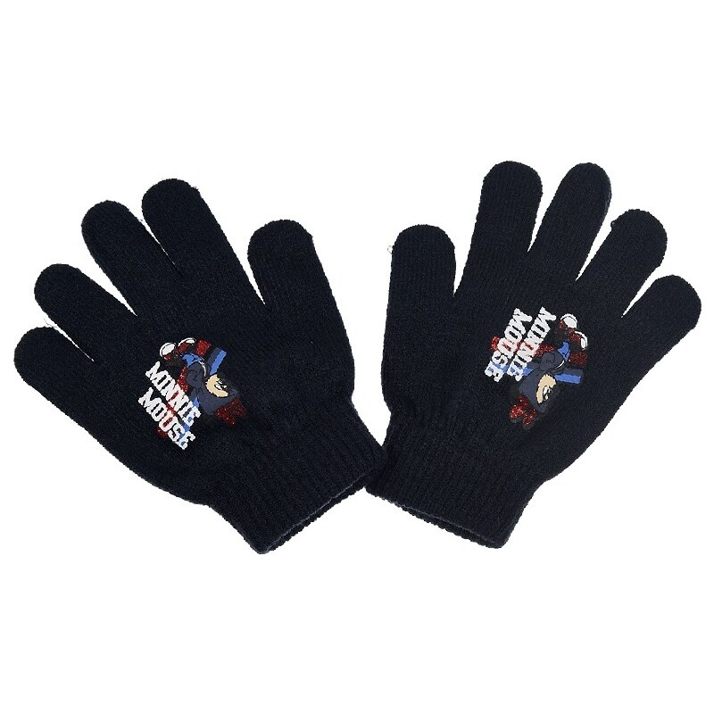 Čierne rukavice Minnie Mouse Disney 30586707