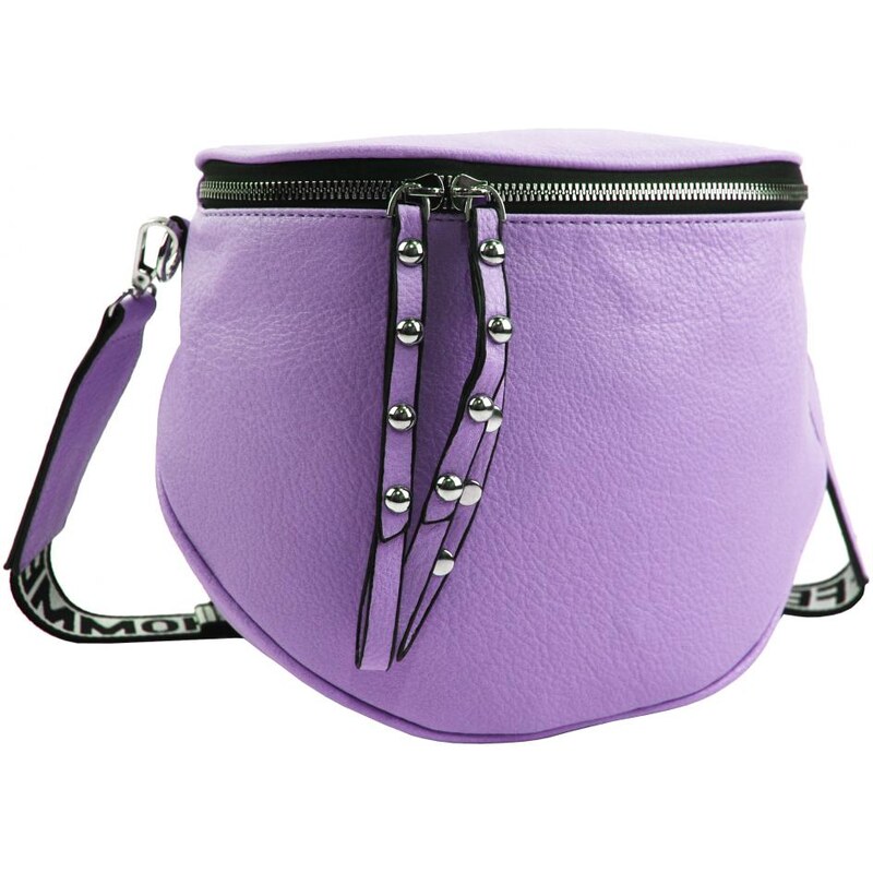 ROSY BAG Trendy veľká ľadvinka pre dámy fialová 30621897