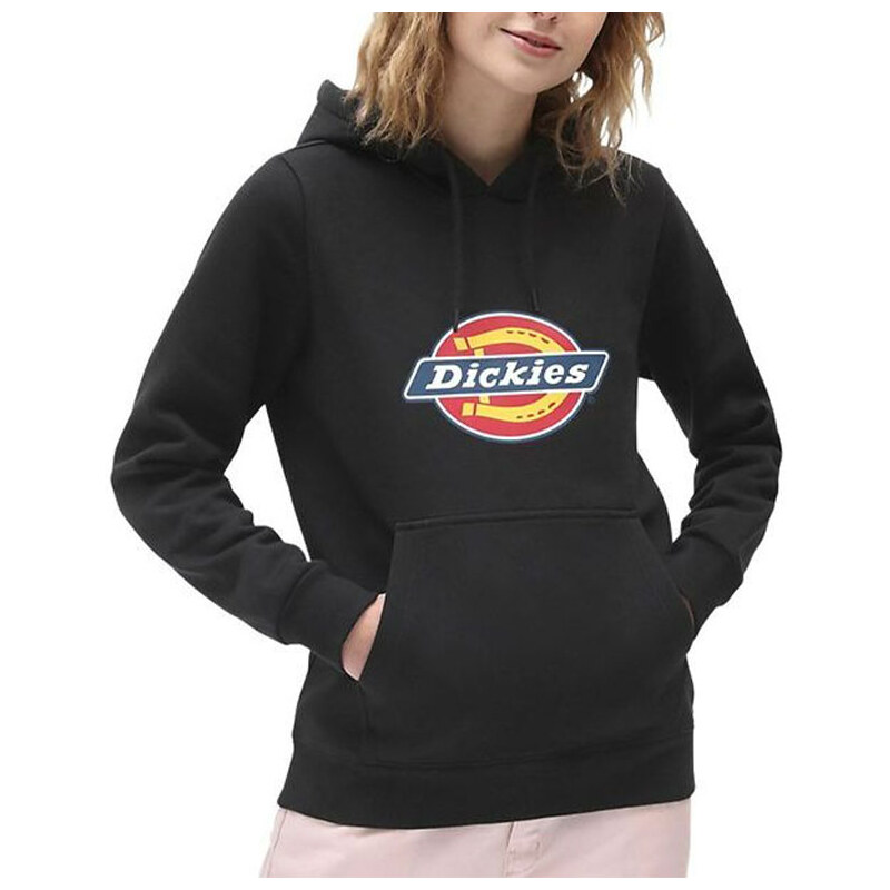 Dickies Icon Logo Hoodie W BLK - Dámske - Mikina Dickies - Čierne - 66357187