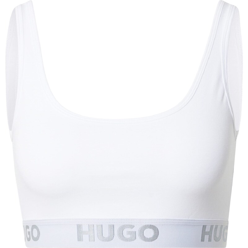 HUGO Podprsenka strieborná / šedobiela 30631338