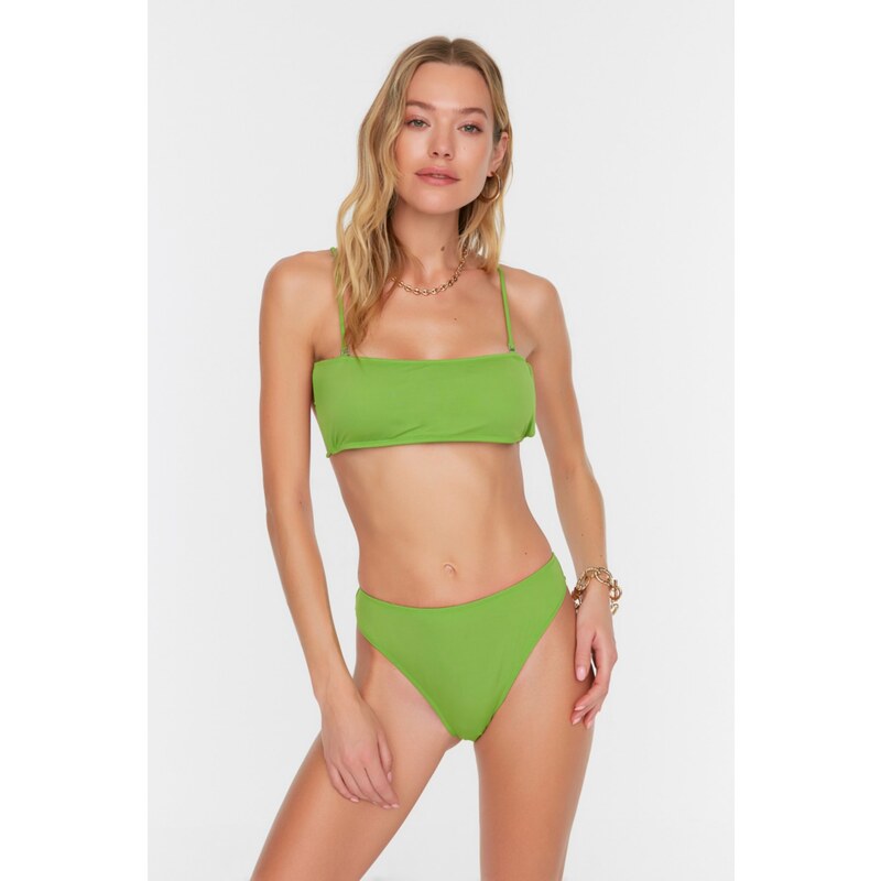 Trendyol Green High Waist Bikini Bottom 55091714