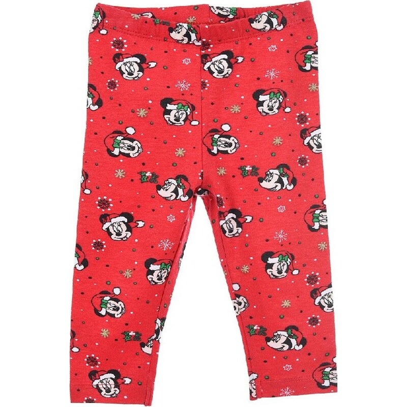 Červené vianočné legínky Minnie Mouse 30636402