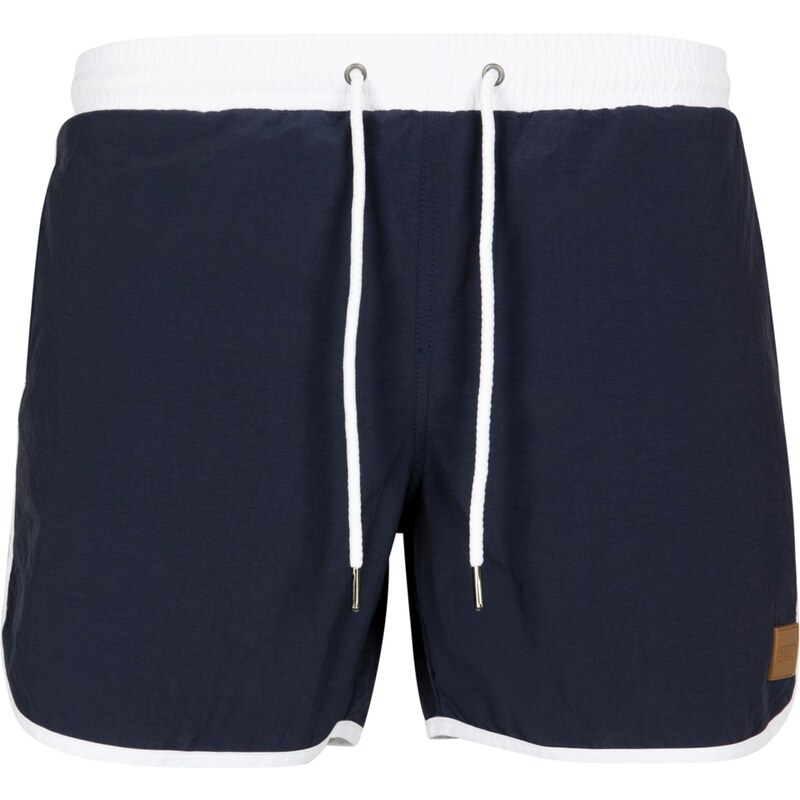 Urban Classics Plavecké šortky námornícka modrá / biela 25706118