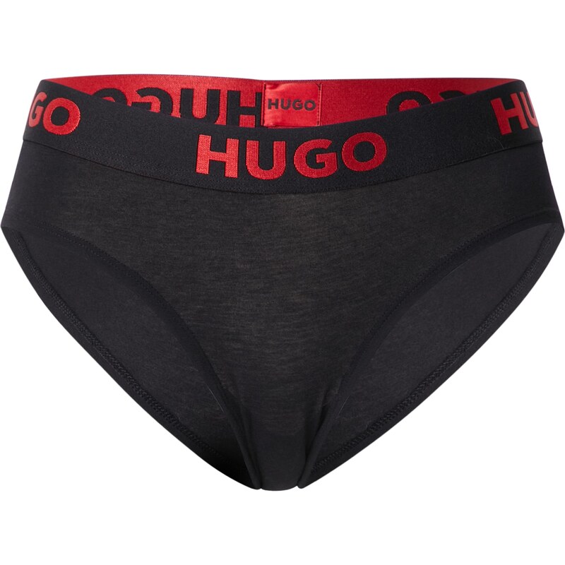 HUGO Nohavičky červená / čierna 30748248