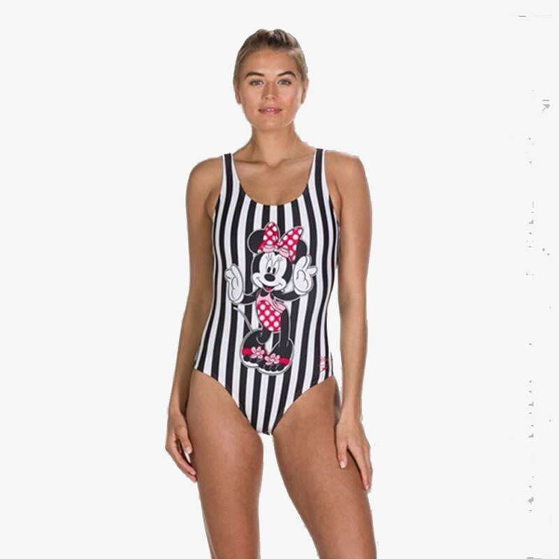 Speedo MINNIE PLACEMENT U BACK AF BLACK/WHITE 28 67731928