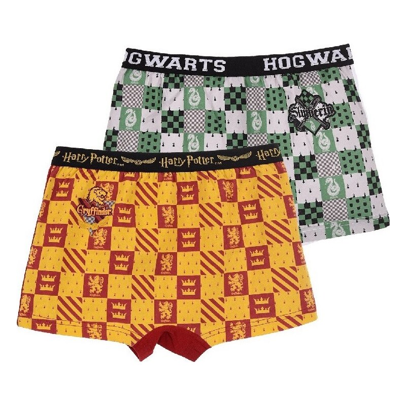 Dvojbalenie boxeriek Harry Potter - zelená/oranžová 30755759