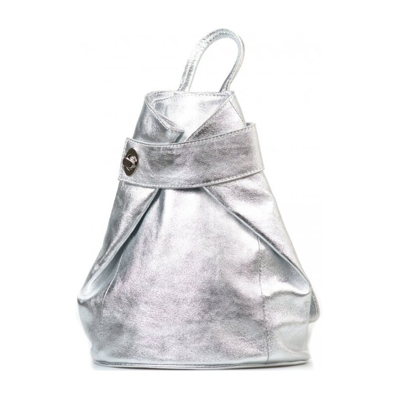 Blaire Kožený batôžtek Alma strieborný 64988065