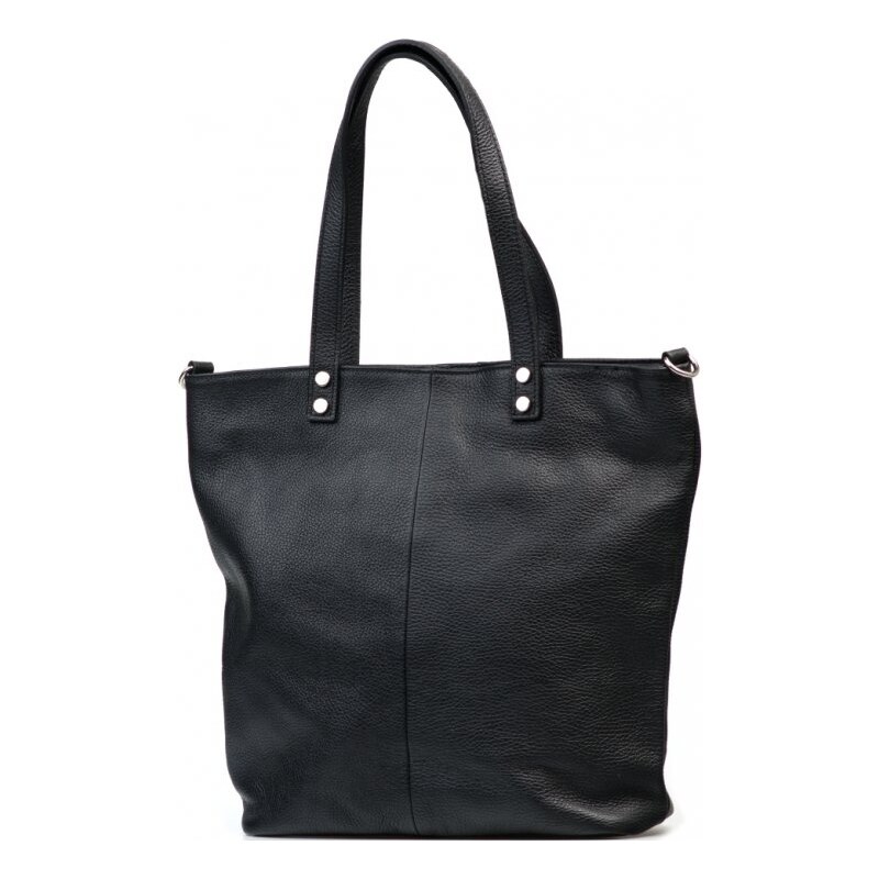 Blaire Kožená shopper kabelka Pegy čierna 64988005