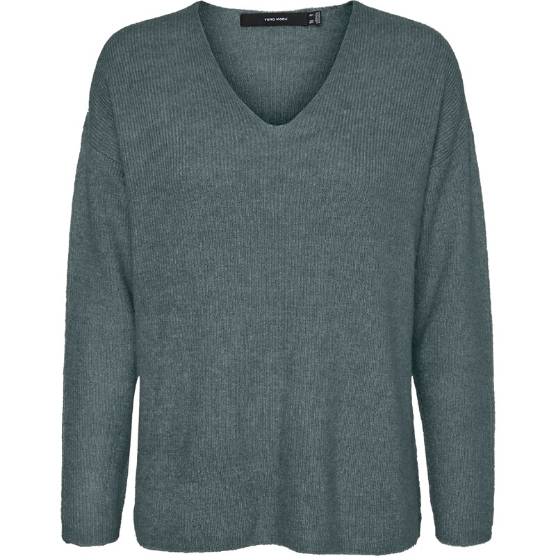 VERO MODA Sveter Lefile tmavozelená 55800936