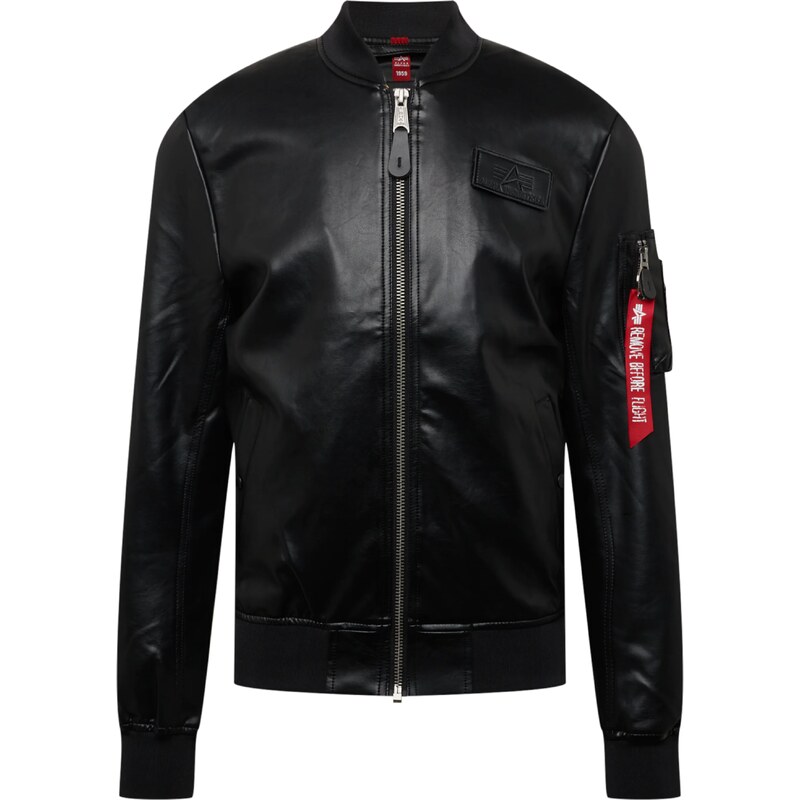 ALPHA INDUSTRIES Prechodná bunda červená / čierna / biela 54229426