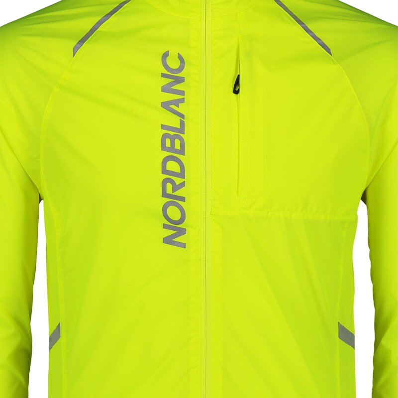 Nordblanc Žltá pánska ultraľahká športová bunda HILLSIDE