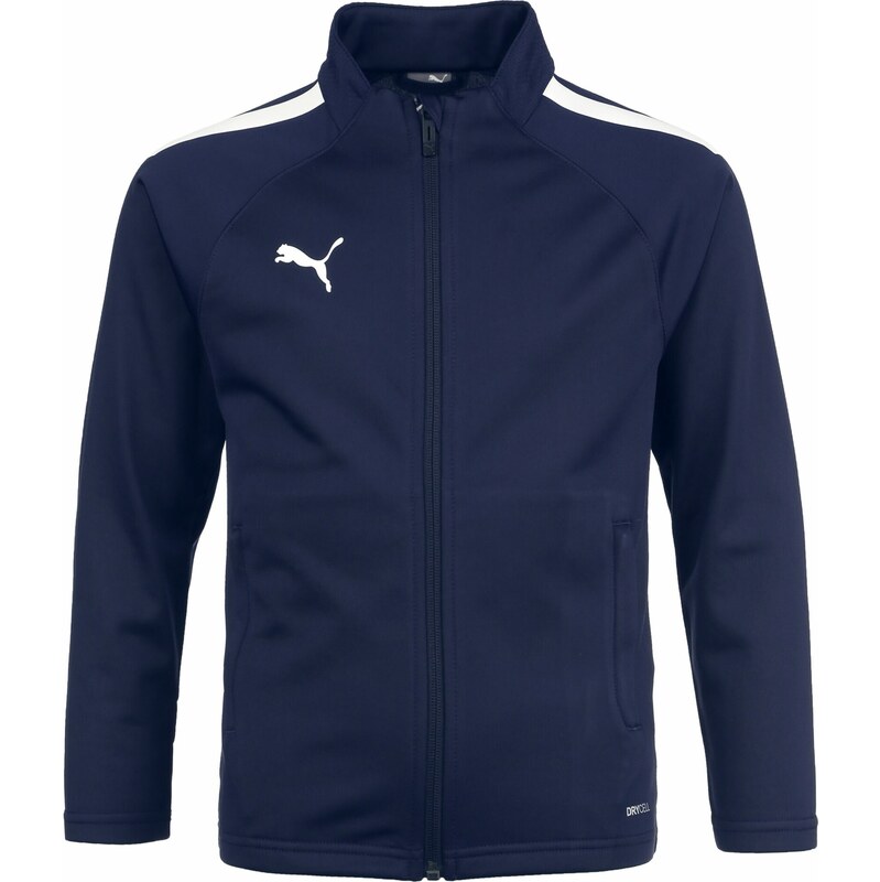 PUMA Športová bunda TeamLIGA indigo / biela 67728266
