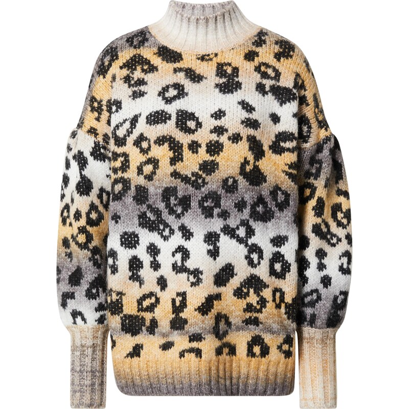 Warehouse Sveter žltá melírovaná / sivá melírovaná / čierna / biela 63141626