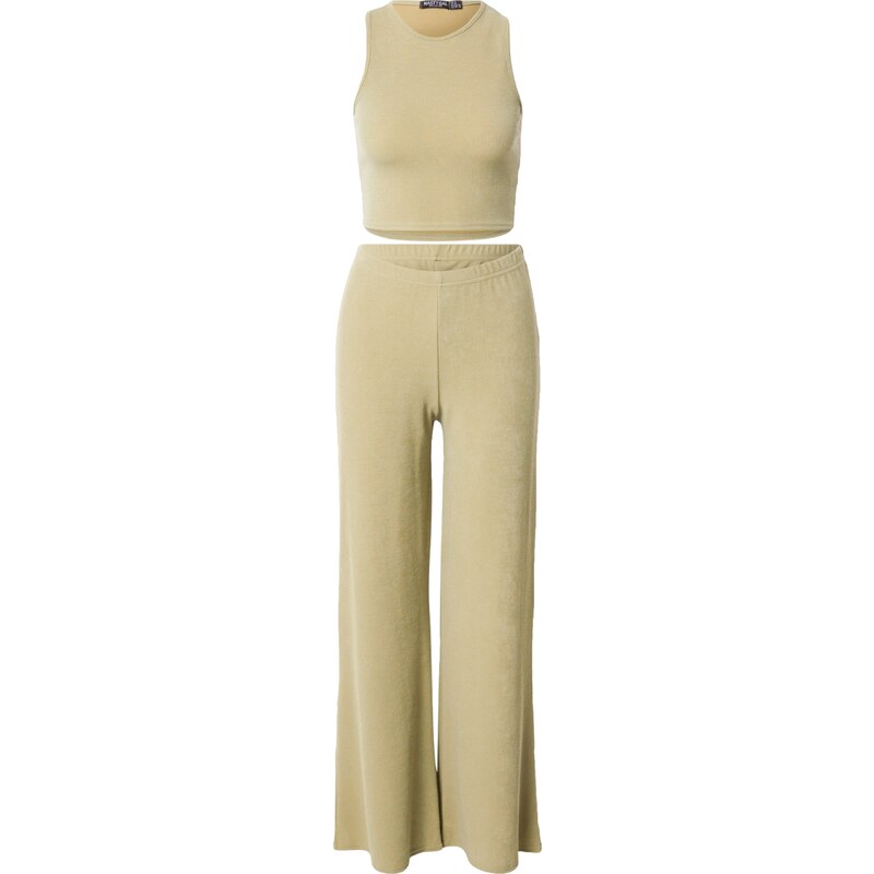 Nasty Gal Nohavicový kostým pastelovo zelená 54629794