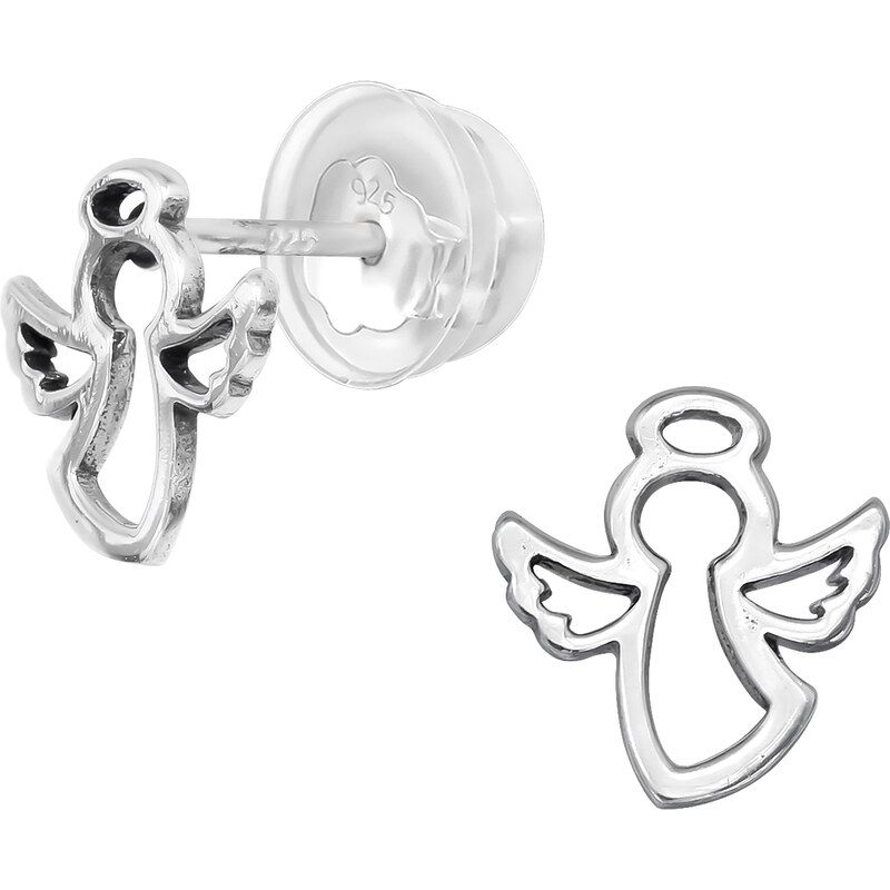 Olivie Detské strieborné náušnice ANJEL 5767 31073052