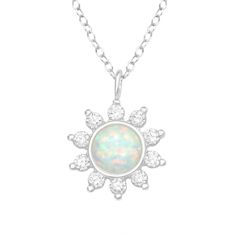 Dámsky strieborný náhrdelník ZAIDEE 30960984