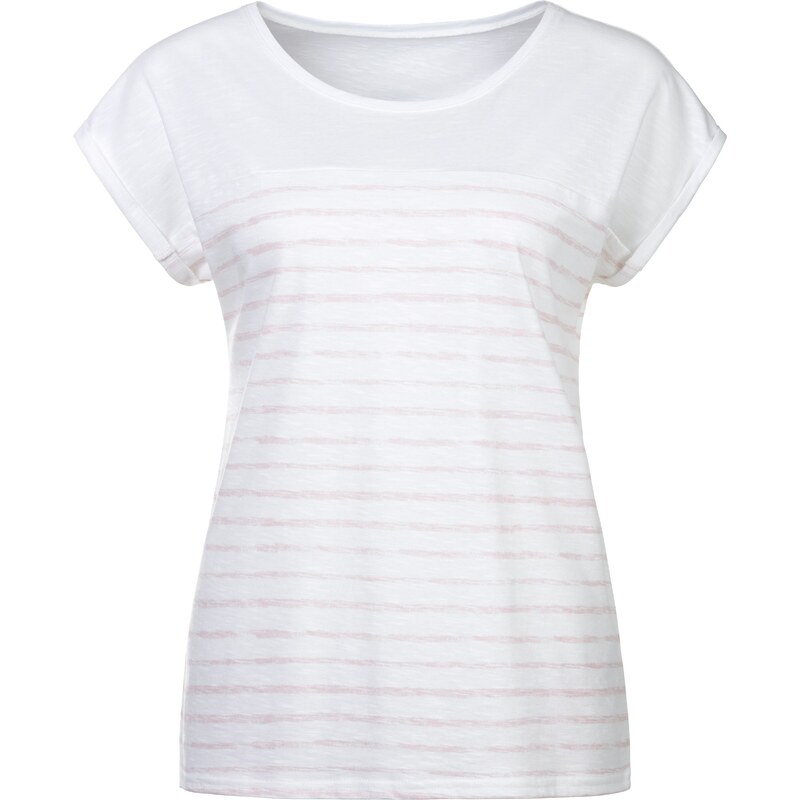 BEACH TIME Tričko ružová / biela 54229512