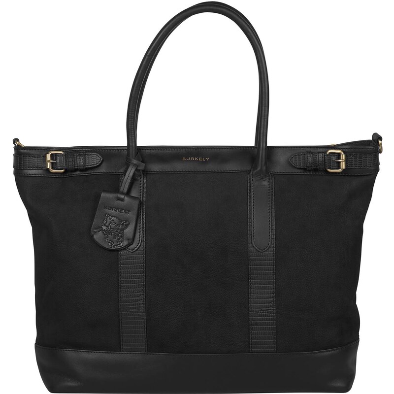 Dámska kožená kabelka Burkely Stella - čierna 30984800