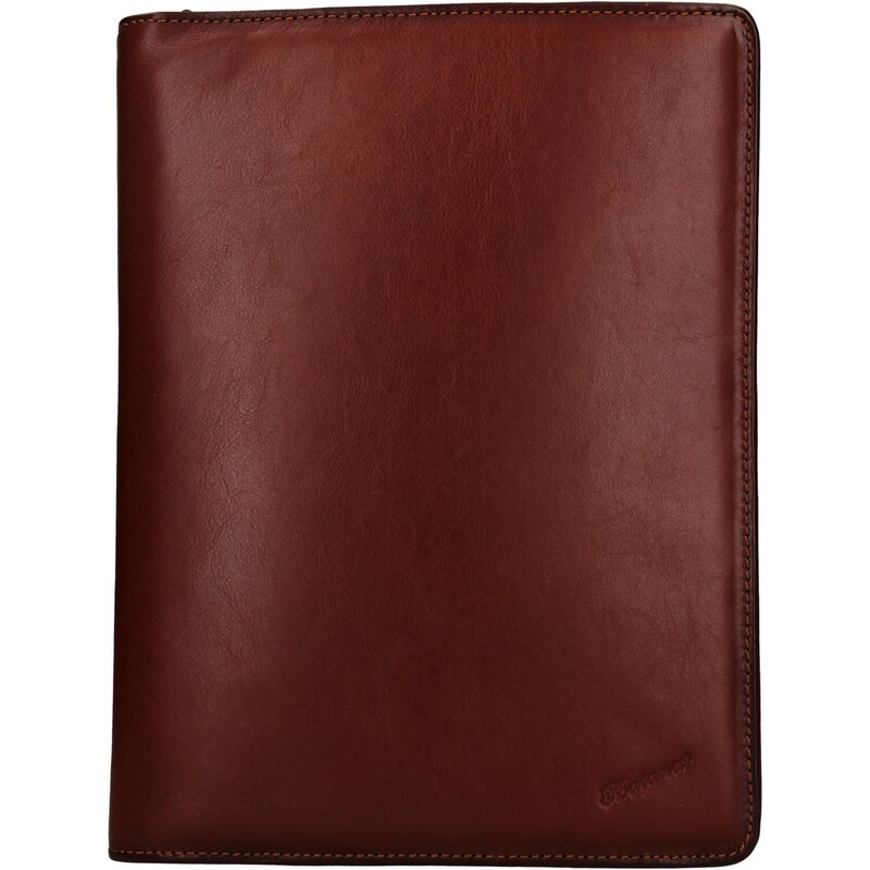Kožená pánska spisovka Katana Perrot - koňak 30984812