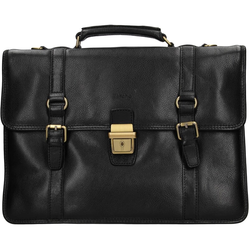 Pánska kožená aktovka Katana Maness - čierna 30984866