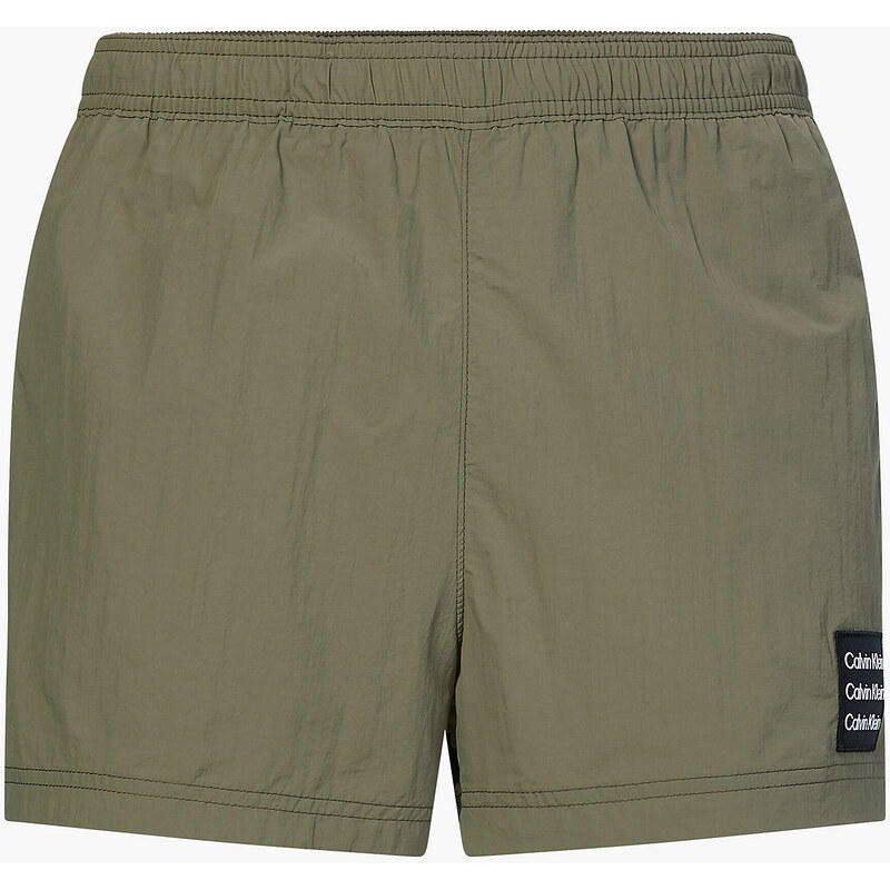 Plavkové šortky KM0KM00711 - MSP - Kaki - Calvin Klein 35541710