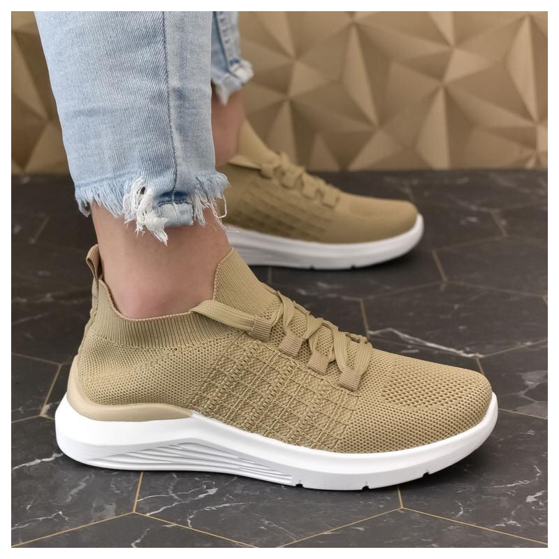 BOSIDO Dámske khaki tenisky GERTA 31014134