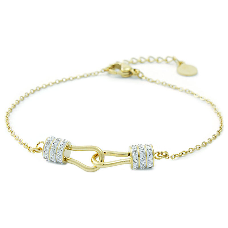 BM Jewellery Dámsky náramok z chirurgickej ocele zlatý S113178100 31721303