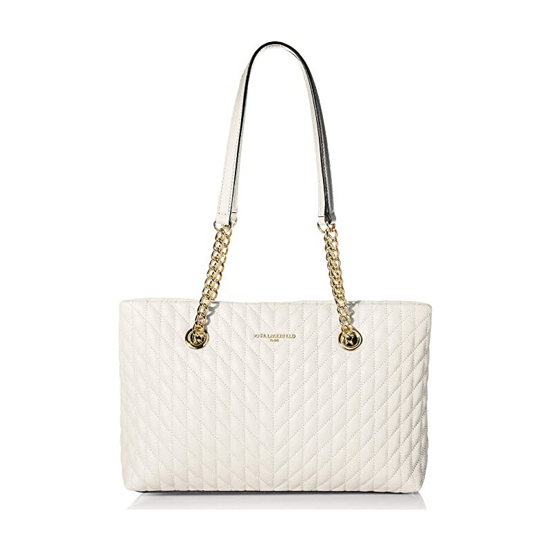 Karl Lagerfeld Kabelka Paris Karolina Chain Tote Winter White 31036909