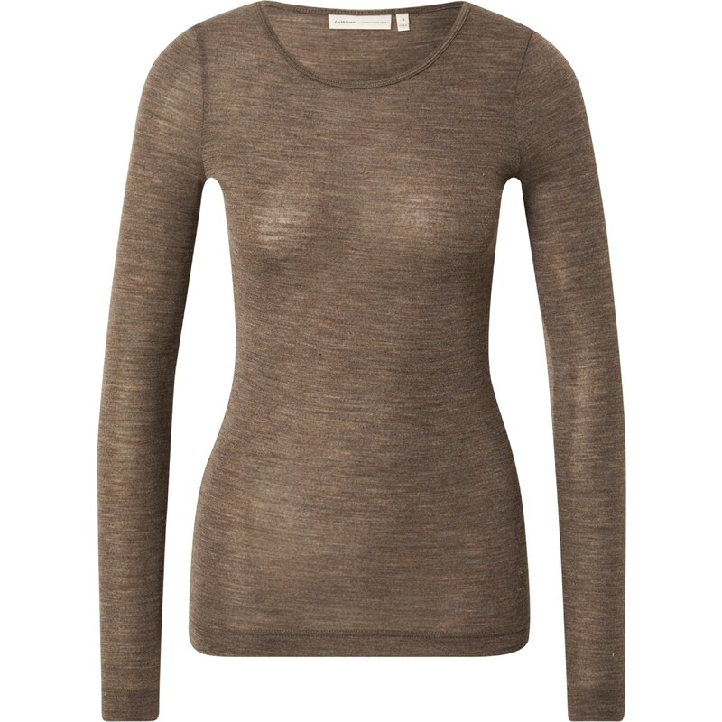 InWear Tričko FangI hnedá melírovaná 31569088