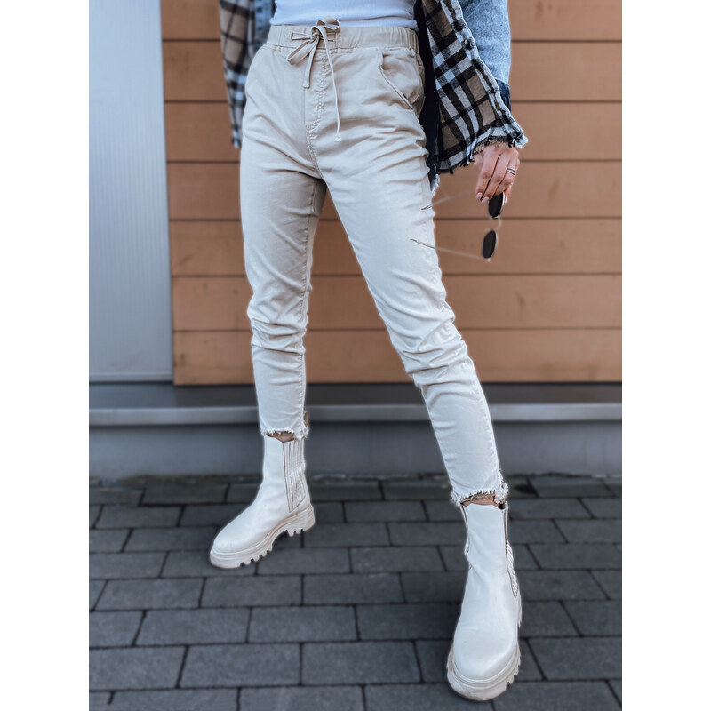 Dámske nohavice DStreet Beige 50558747