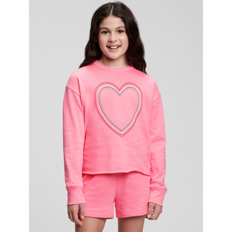 GAP Dievčenská mikina srdce 796525-03 66268580