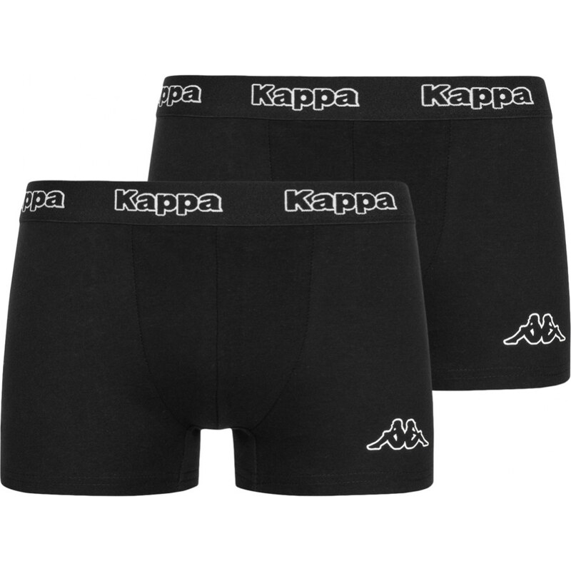 Kappa Pánske Boxerky 2 Pack Čierne Čierna M 31042822