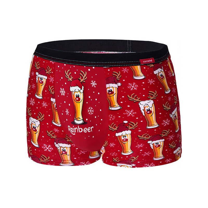 Cornette Pánske Trenky model 149523 Červené Červená XXL 31065056