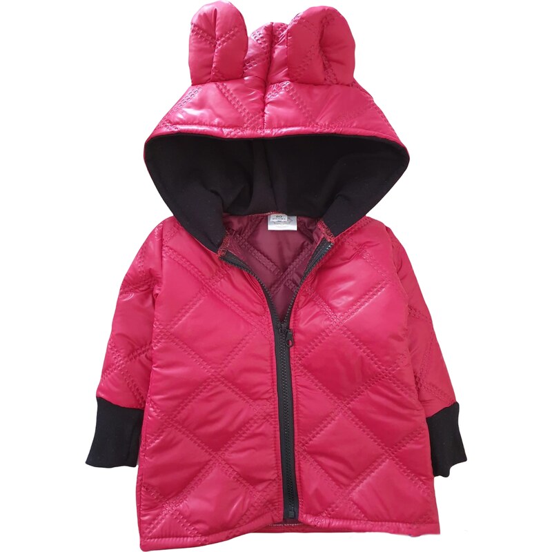 ZuMa Style Jarná bunda pre deti BORGUNDY prešívaná - 80, Borgundy