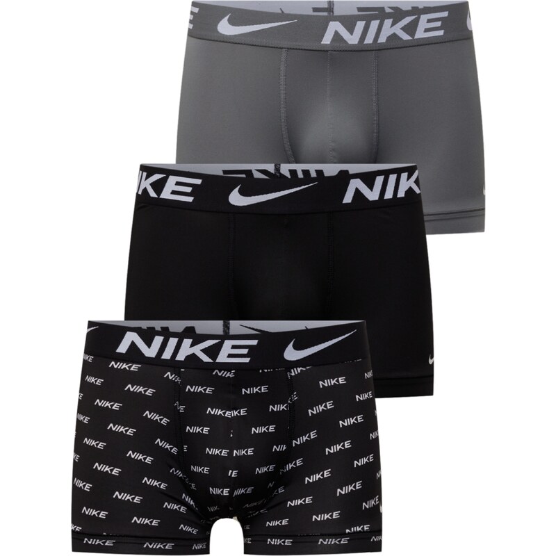 NIKE Underwear Boxerky sivá / čierna / biela 62261540