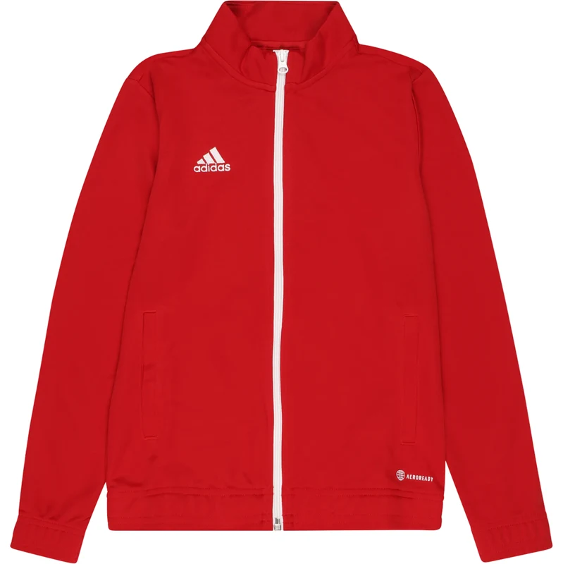 ADIDAS PERFORMANCE Športová bunda Entrada 22 jasne červená / biela 64457900