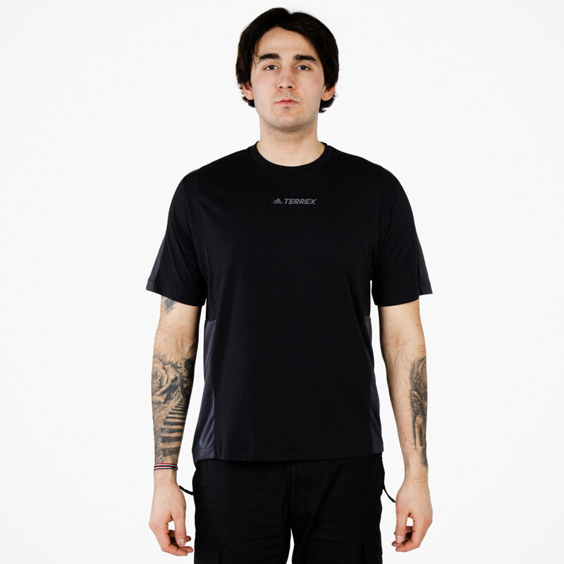 adidas Terrex U UTL SS Tee Black - Pánske - Tričko adidas - Čierne - 66355703