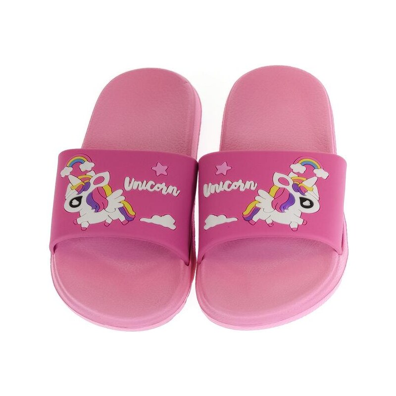 JOHN-C Detské ružové šľapky UNICORN 30-35 31116436