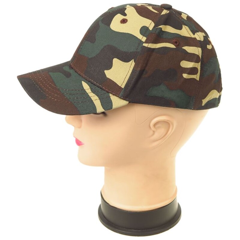 Detská maskáčová šiltovka woodland 31116890