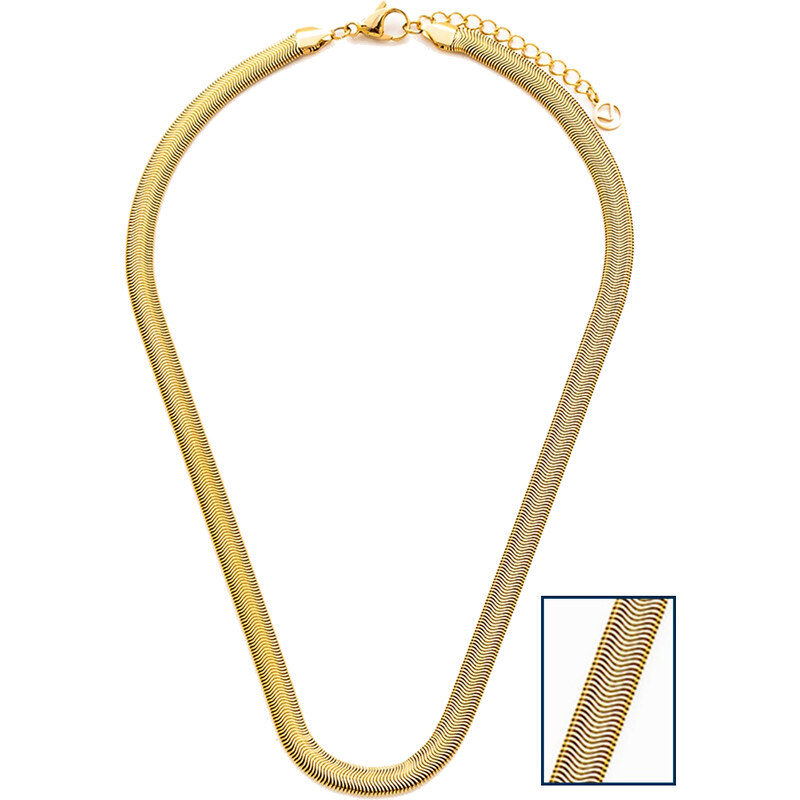 Viceroy Výrazný pozlátený náhrdelník z ocele Chic 1372C01012 66595243