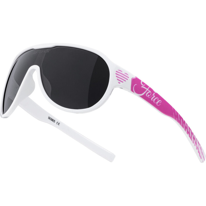 FORCE okuliare ROSIE dámske, bielo-ružové, čierne sklá 56334272