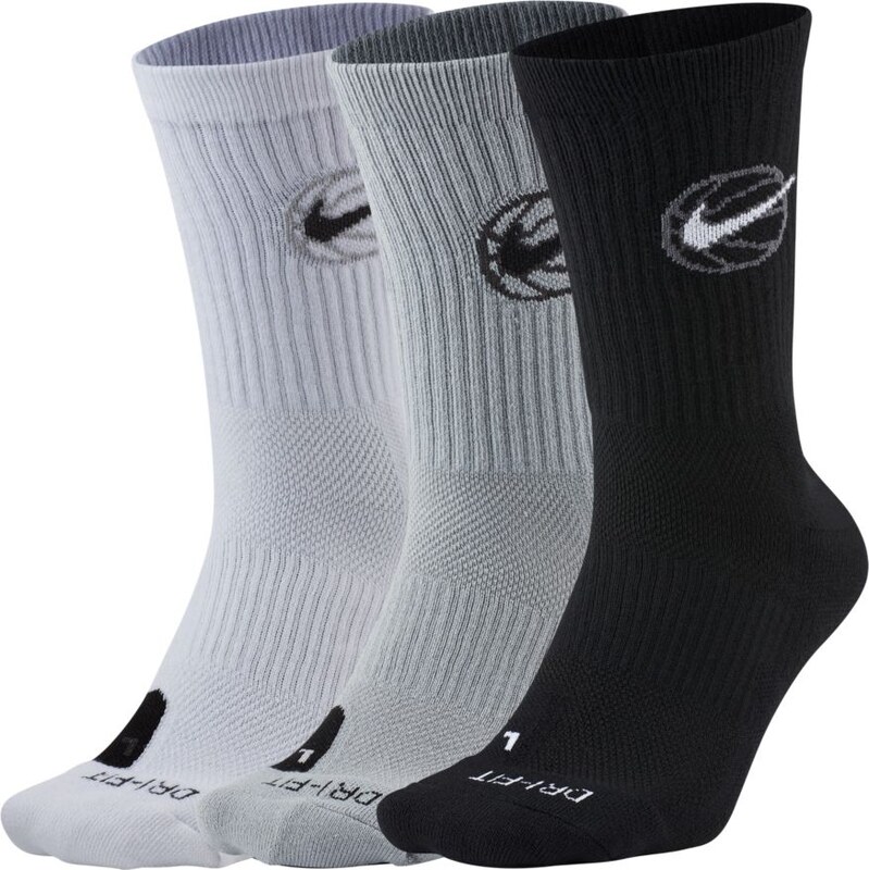 Nike Everyday Crew Socks - Unisex - Ponožky Nike - Viacfarebné - 66355643