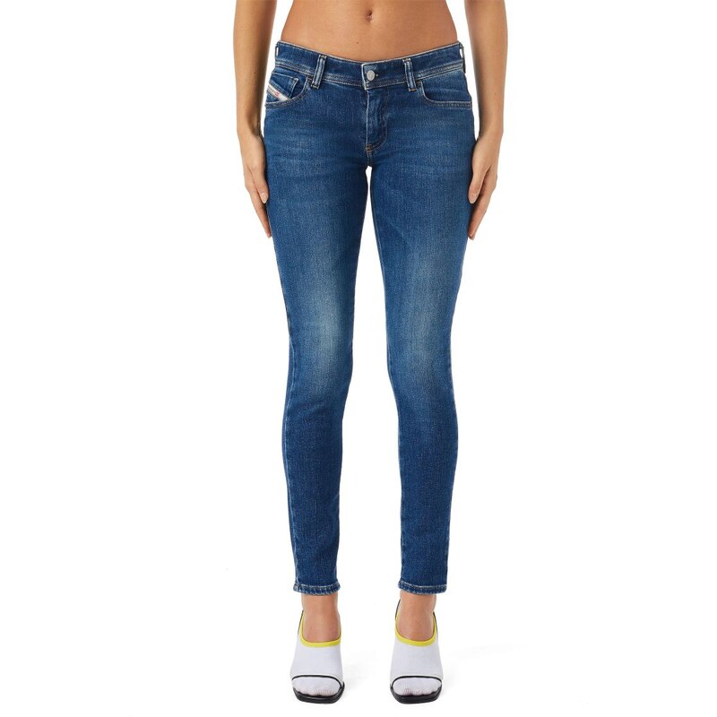 Diesel Rifle - 2018 SLANDY-LOW L.32 TROUSERS modré 54560551