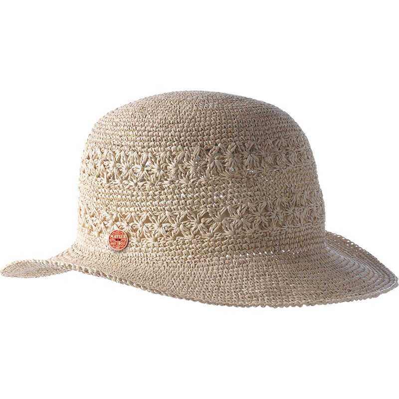 Luxusný dámsky letný panamský klobúk so širšou krempou a guľatou korunou - Panama Birgit - Mayser